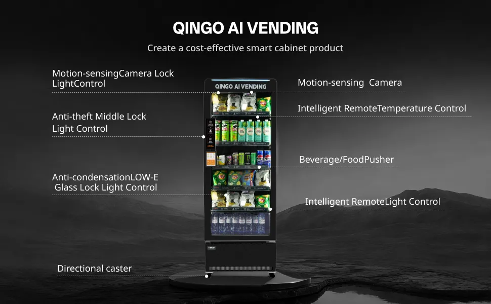 Qingo King 509 Poker Series AI recognition vending machine
