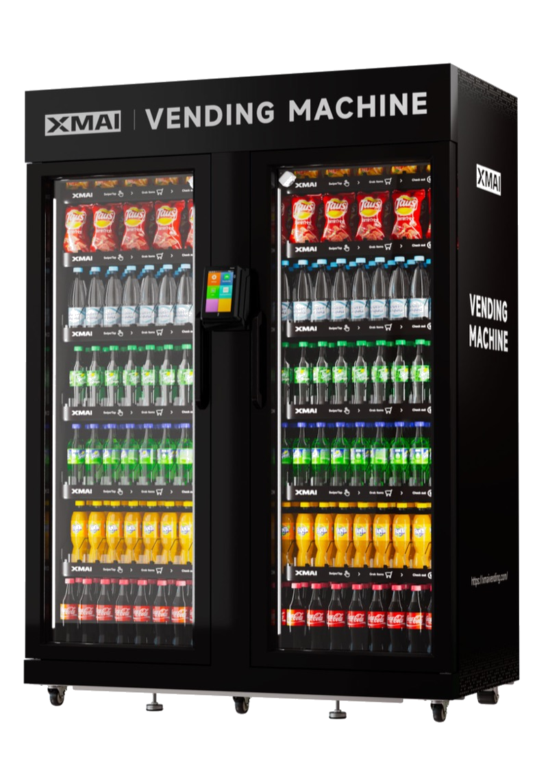 XMAI Ultra Max 1500L smart vending machine — largest capacity unit in the XMAI lineup